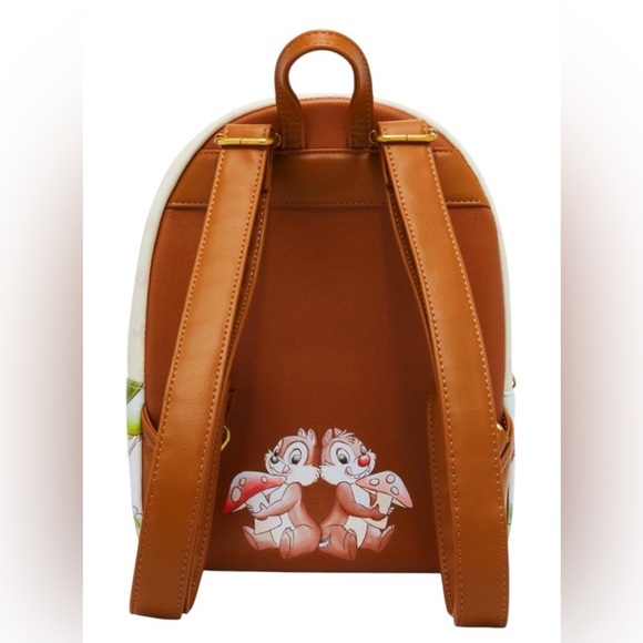 NWT LOUNGEFLY DISNEY CHIP AND DALE BACKPACK - Picture 3 of 4